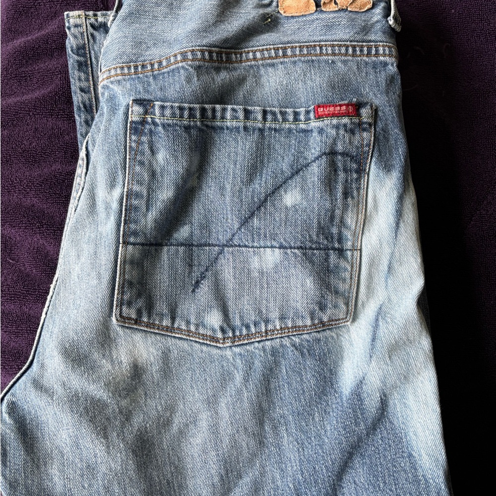 Guess Light Blue Relaxed Jeans for Men